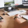 Der Arbeitsplatz von Peter